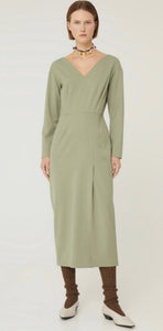 Beatrice Sage Green Midi Dress