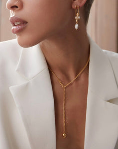 Ottoman Hands Lariat Necklace