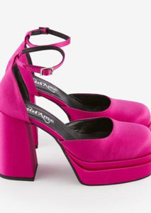 Fushia Pink Platform Heels