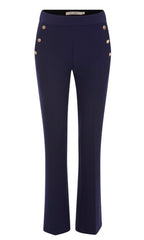 RDF Navy Flare Trousers
