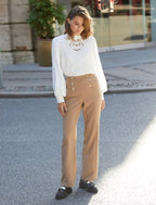 RDF Caramel Flare Trousers