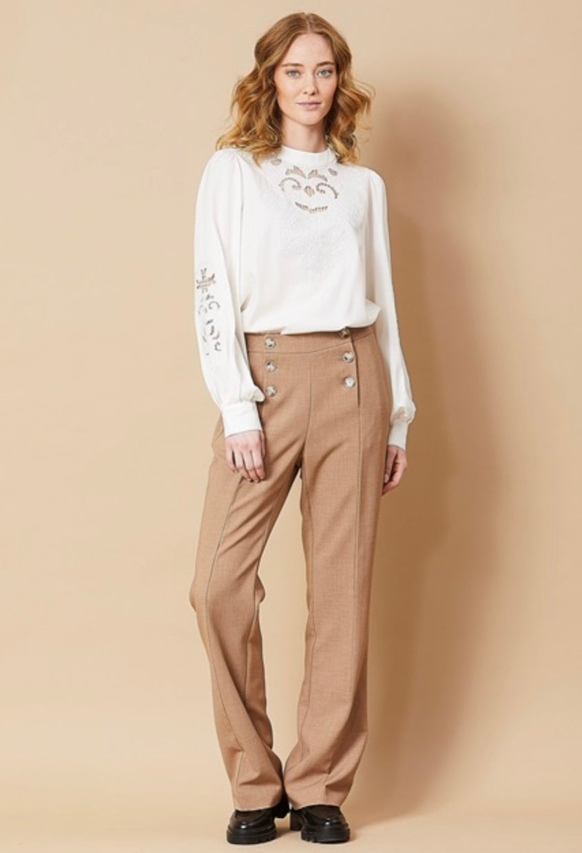 RDF Caramel Flare Trousers