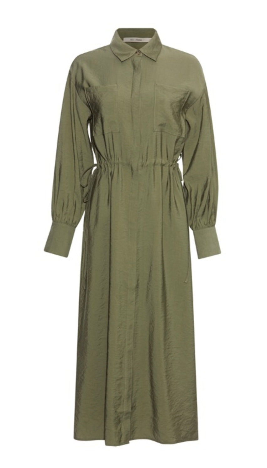 RDF Khaki Shirt Dress