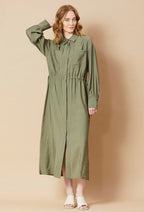 RDF Khaki Shirt Dress