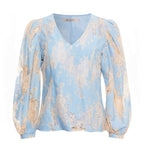 RDF Sky Blue Lace Blouse