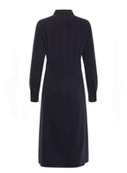 RDF Navy Pinstripe Shirt Dress