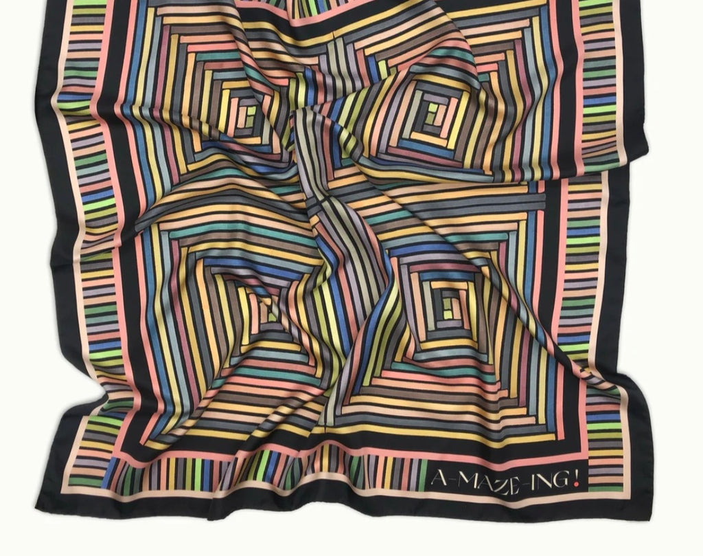 Tidings A-MAZE-ING Statement Scarf
