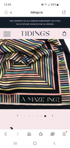 Tidings A-MAZE-ING Statement Scarf