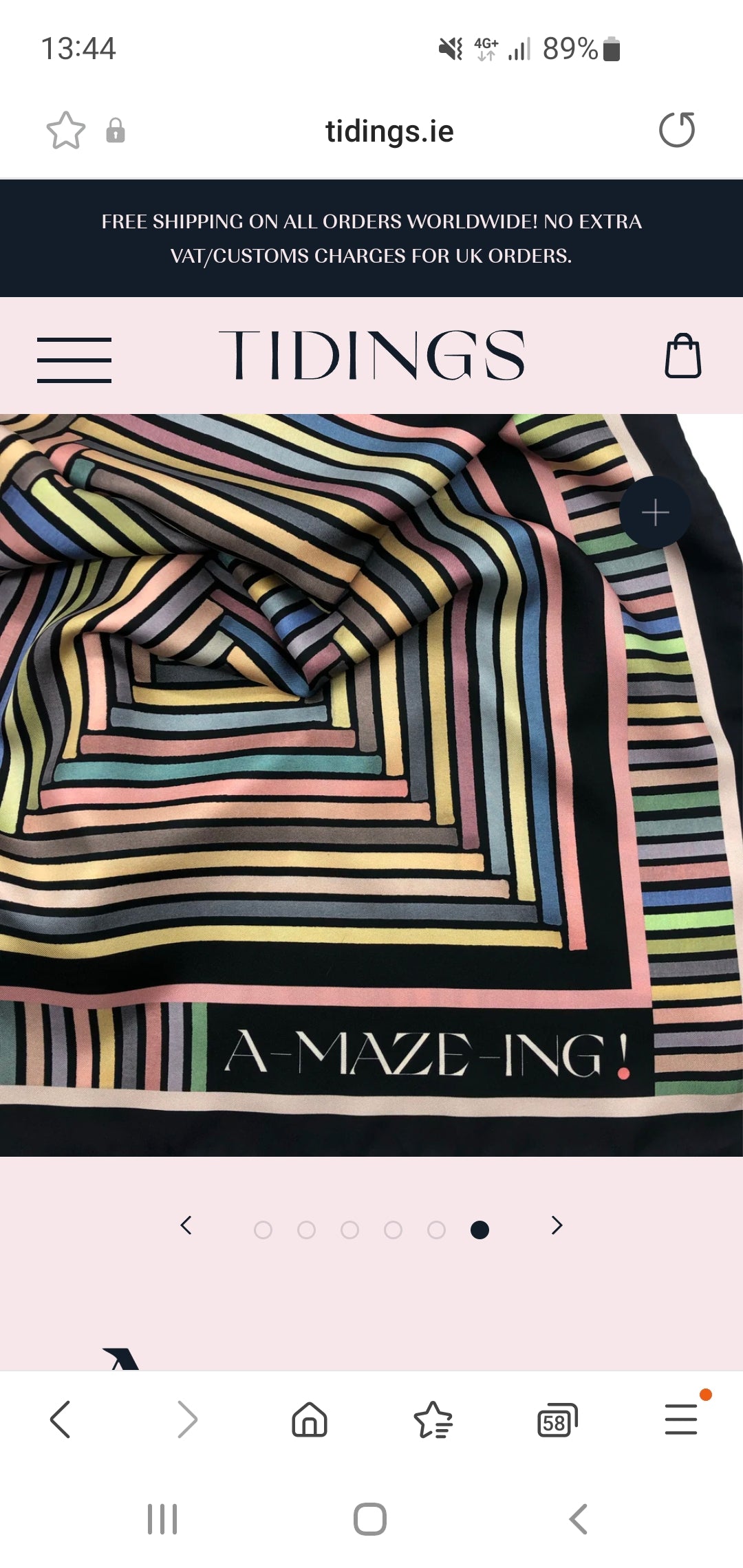 Tidings A-MAZE-ING Statement Scarf