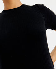 Load image into Gallery viewer, Compania Fantastica Black Fine Knit Midi Dress
