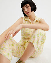 Load image into Gallery viewer, Compania Fantastica Lemon , Lilac &amp; Green  Jumpsuit
