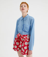 Load image into Gallery viewer, Compania Fantastica Blue Patch Shirt
