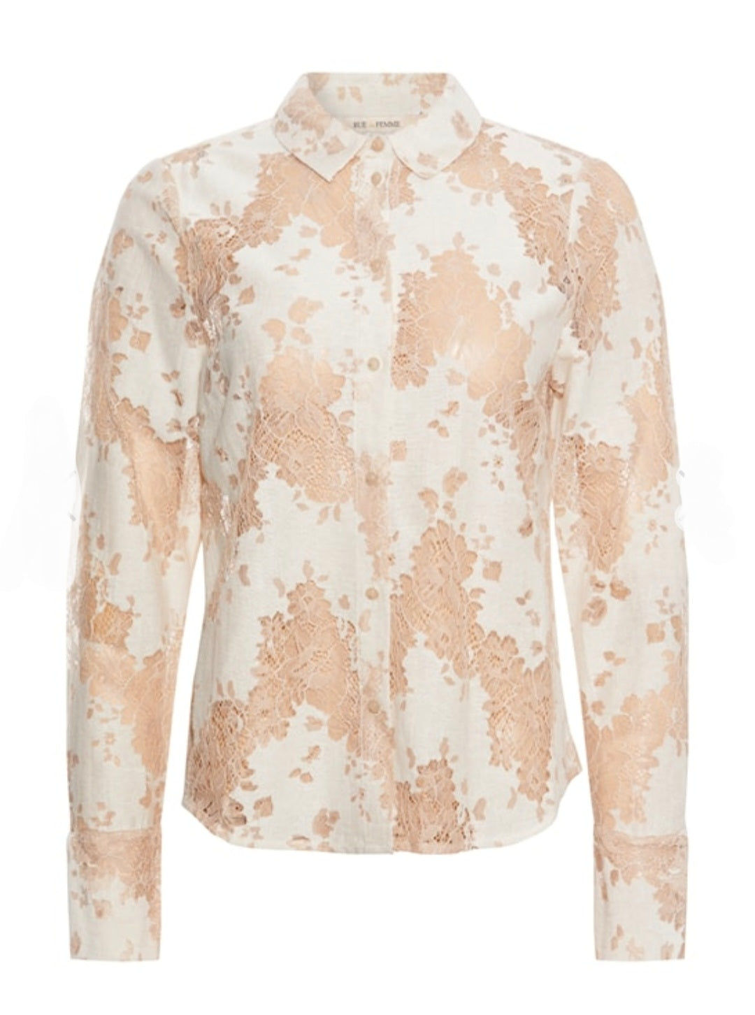 RDF Cream Lace Blouse Shirt