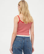 Wild Pony Red Fine Knit Vest Top