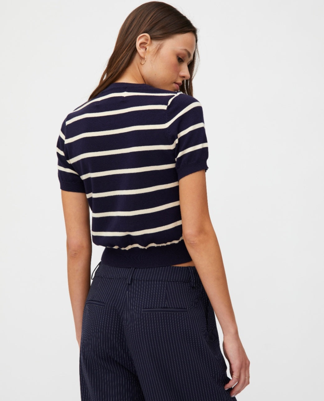 Wild Pony Navy Knit Sweater