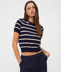 Wild Pony Navy Knit Sweater