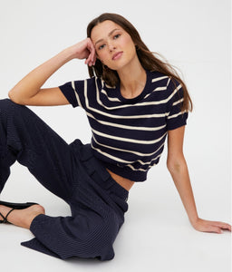 Wild Pony Navy Knit Sweater