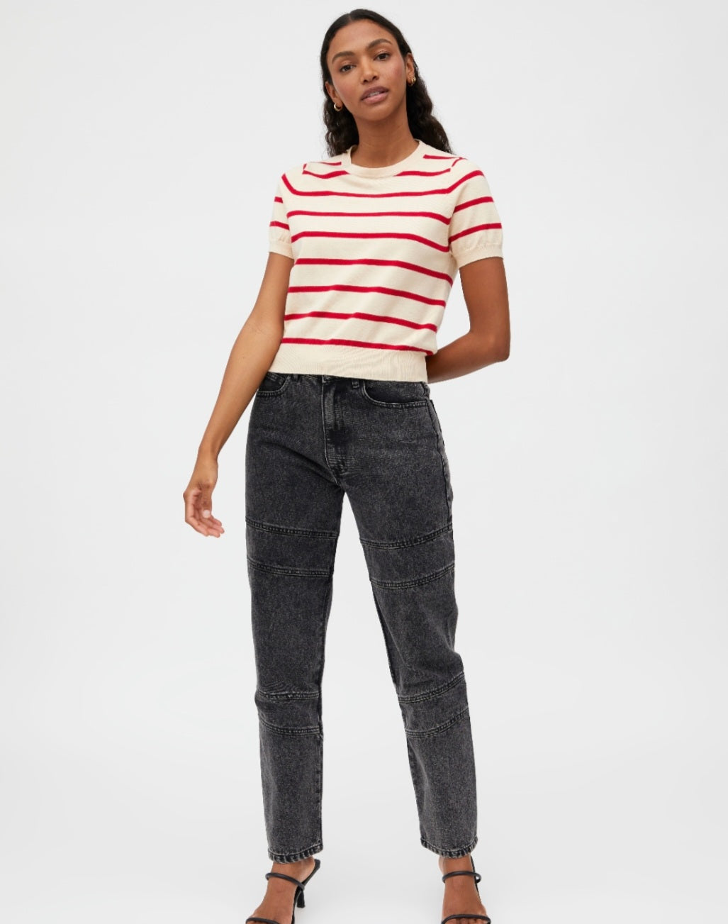 Wild Pony Red Stripe Sweater