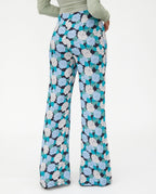 Wild Pony Blue / Black Floral Palazzos