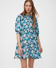 Load image into Gallery viewer, Wild Pony Blue / Black Floral Mini Dress
