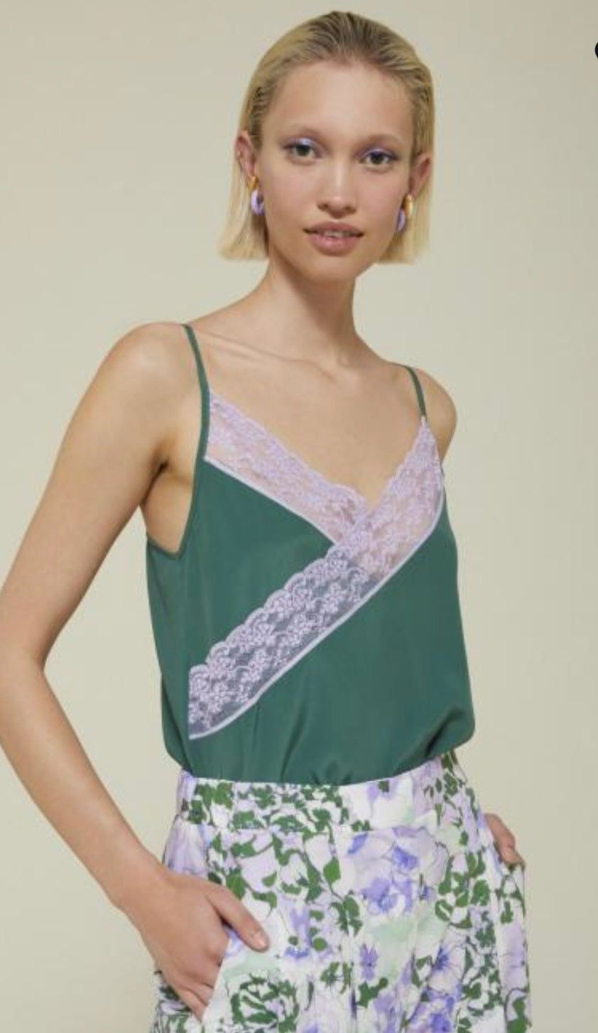 Ottodame Silk & Lace Cami