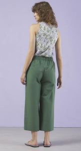 Ottodame Forest Green Cropped Trousers