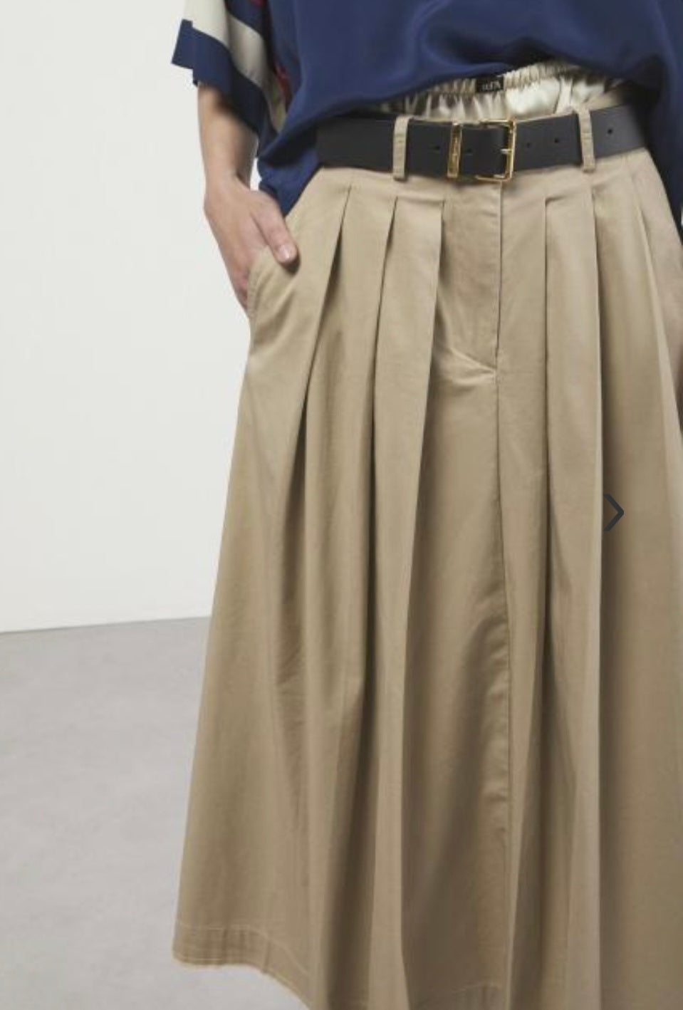 Ottodame Safari Pleated Skirt