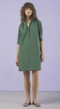 Load image into Gallery viewer, Ottodame Forest Green Short Shirt Dress

