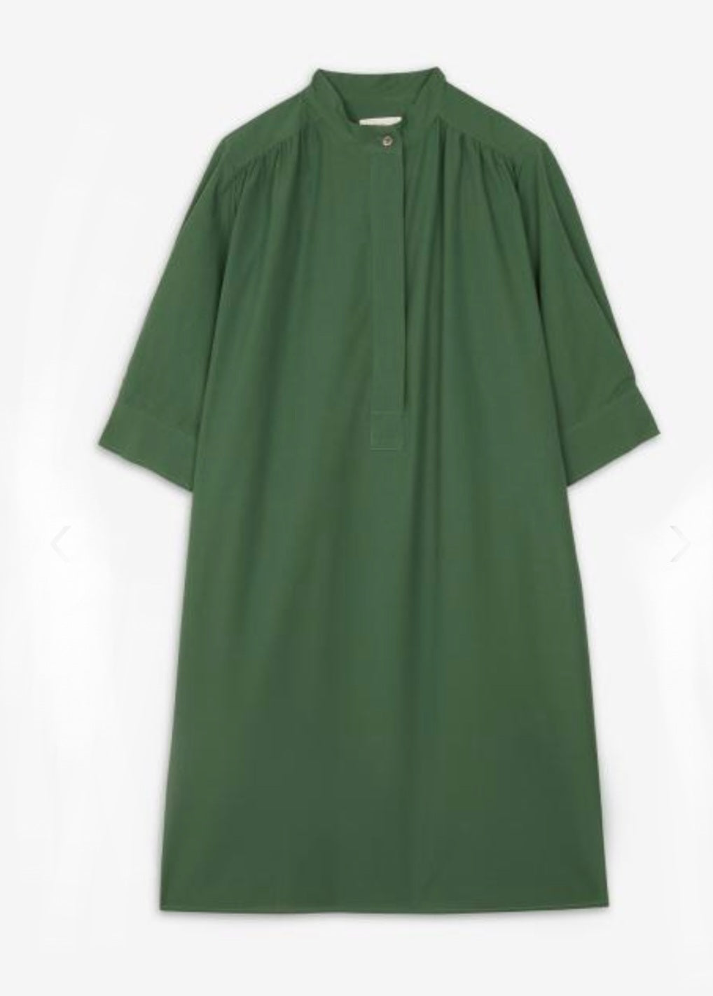 Ottodame Forest Green Short Shirt Dress