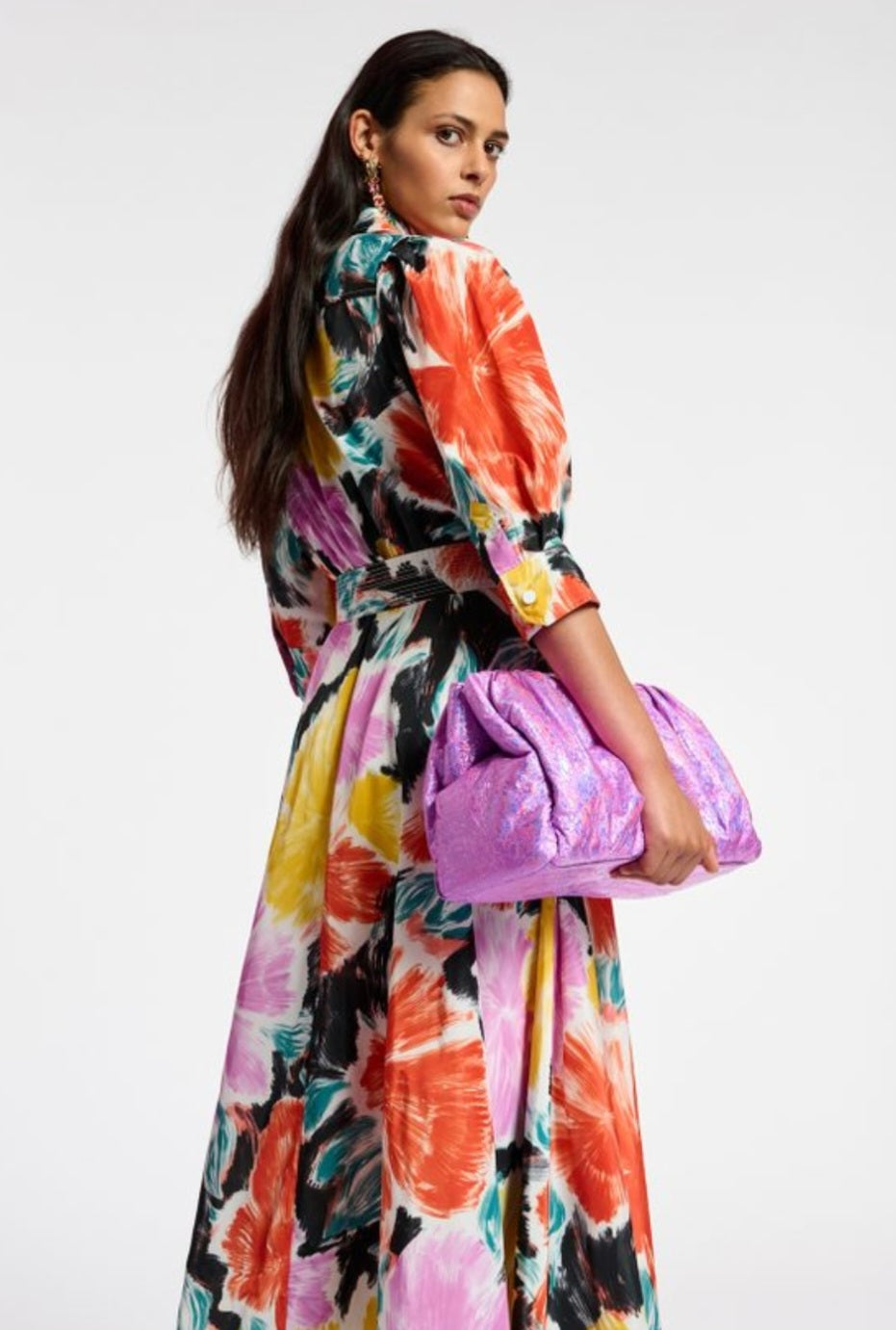 Essentiel Antwerp Floral Shirt Dress