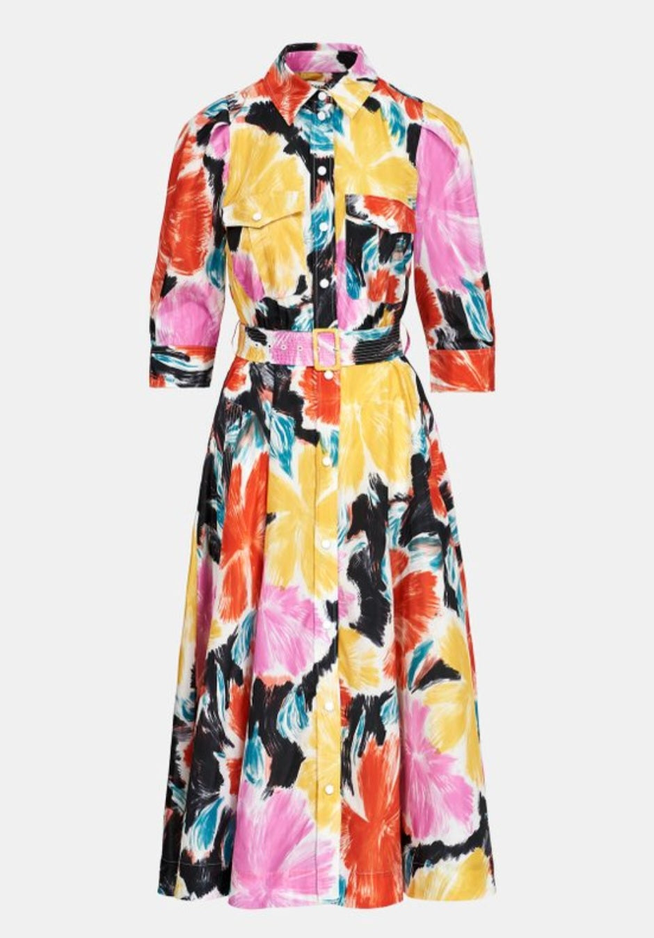 Essentiel Antwerp Floral Shirt Dress