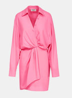 Essentiel Antwerp Neon Pink Mini Dress