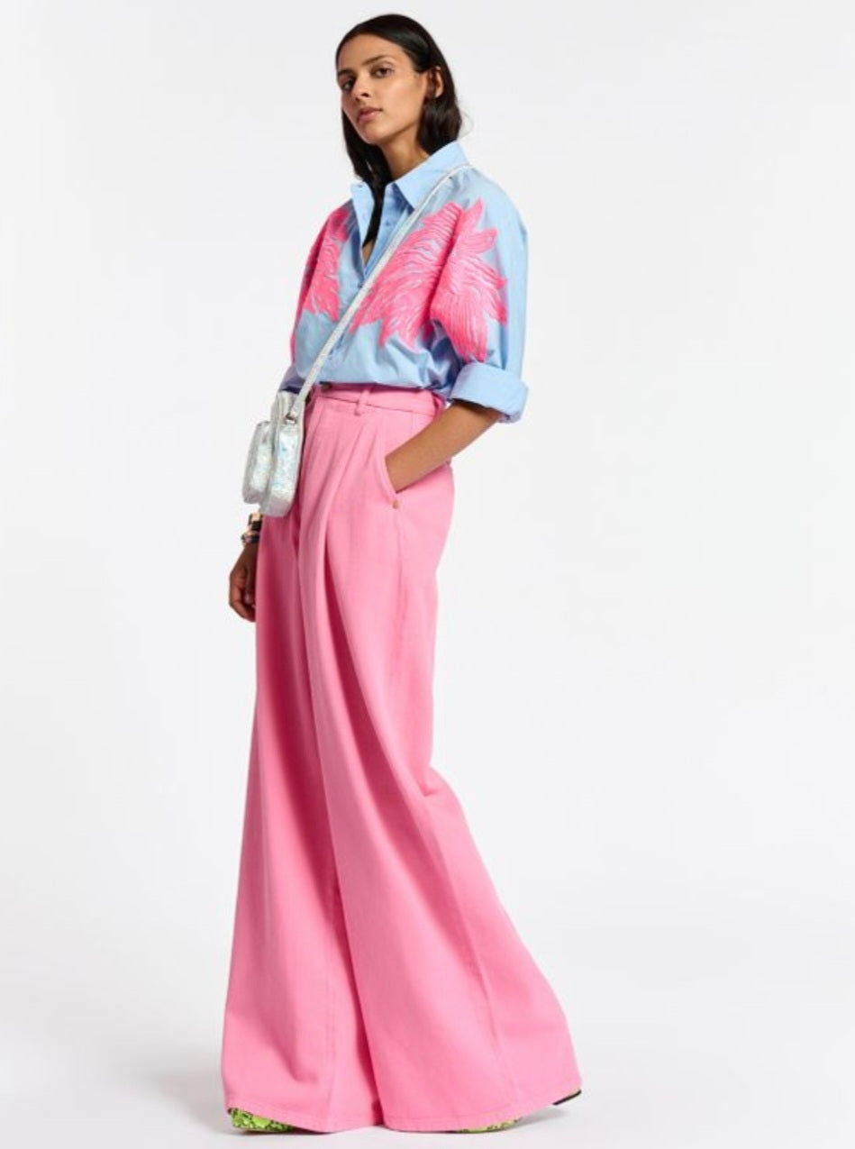 Essentiel Antwerp Cotton Embroidered Shirt