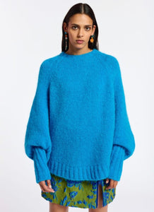 Essentiel Antwerp Blue Cape Knit