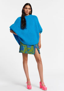 Essentiel Antwerp Blue Cape Knit