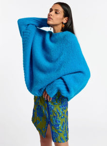 Essentiel Antwerp Blue Cape Knit