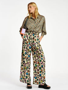 Essentiel Antwerp Animal Print Palazzo Pants