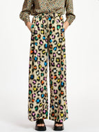 Essentiel Antwerp Animal Print Palazzo Pants