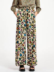 Essentiel Antwerp Animal Print Palazzo Pants