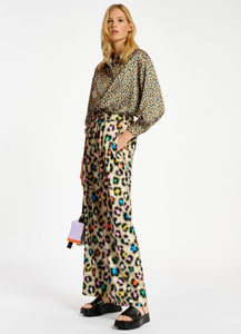 Essentiel Antwerp Animal Print Palazzo Pants