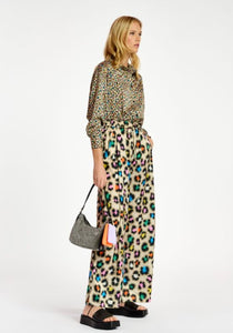 Essentiel Antwerp Animal Print Palazzo Pants