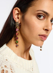 Essentiel Antwerp Bug & Rhinestone Earrings