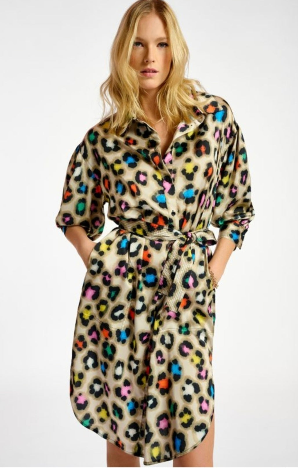 Essentiel Antwerp Leopard Print Dress