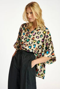 Essentiel Antwerp Leopard Print Shirt