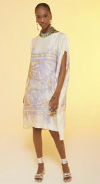 Ottodame Lilac and Ivory Tunic