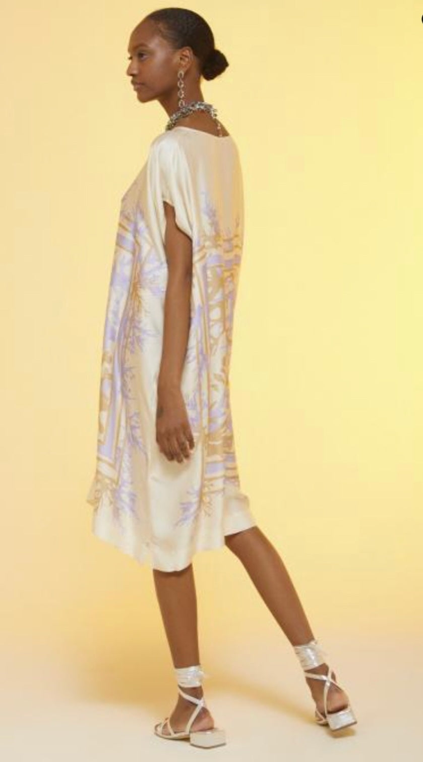 Ottodame Lilac and Ivory Tunic