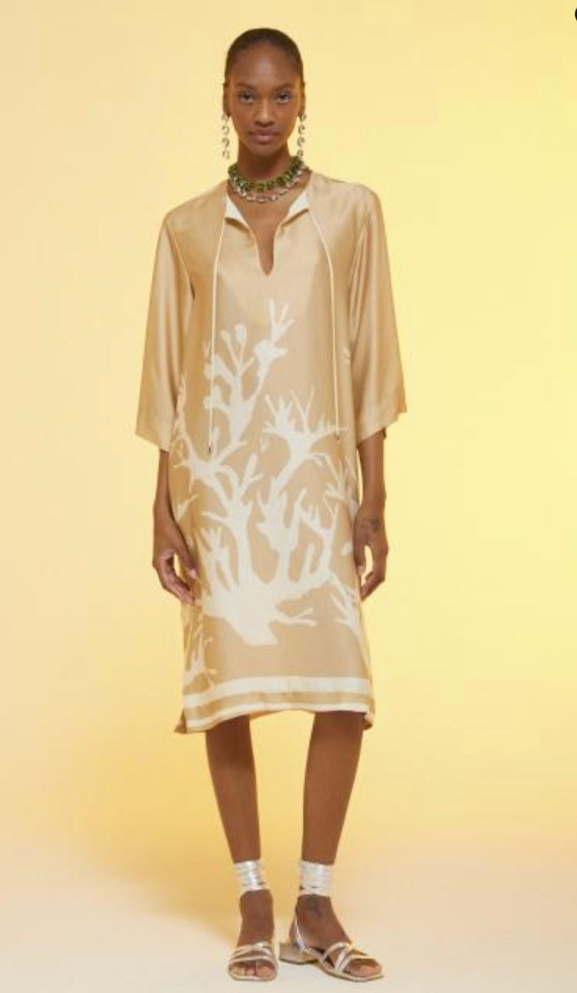 Ottodame Gold Kimono Dress