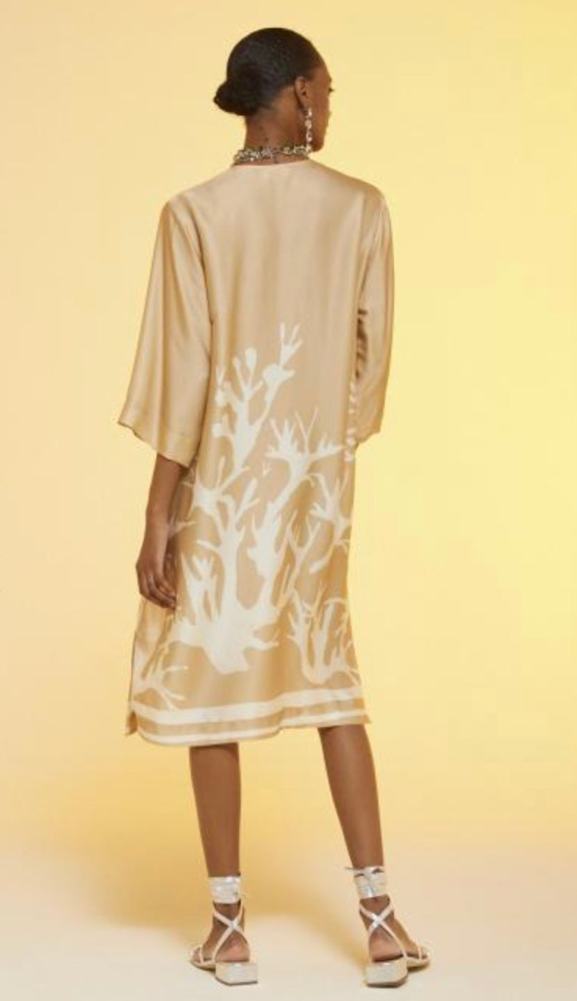 Ottodame Gold Kimono Dress