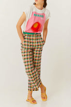 Load image into Gallery viewer, Beatrice B Pink / Black Jacquard Trousers
