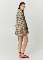 Beatrice B Pink / Black Jacquard Jacket